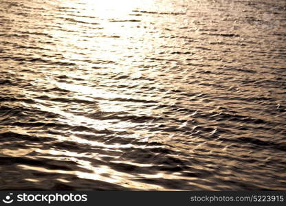 blur in south africa sea indian ocean and abstract gold wave for sunset