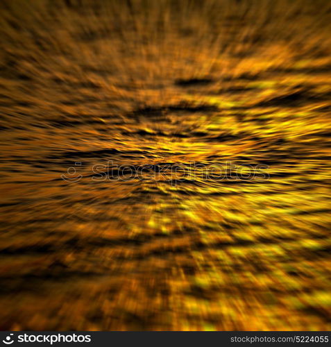 blur in south africa sea indian ocean and abstract gold wave for sunset