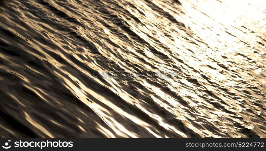 blur in south africa sea indian ocean and abstract gold wave for sunset