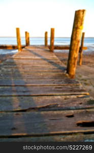 blur in south africa sky ocean isimagaliso nature reserve and pier