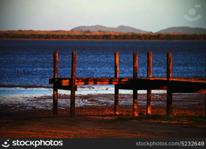 blur in south africa sky ocean isimagaliso nature reserve and pier