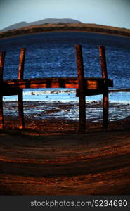 blur in south africa sky ocean isimagaliso nature reserve and pier