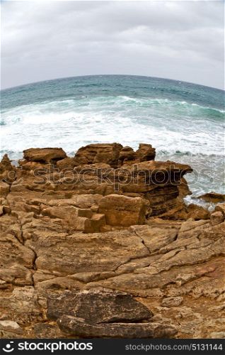 blur in south africa sky ocean isimagaliso reserve nature and rocks