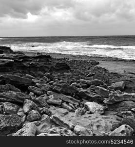 blur in south africa sky ocean isimagaliso reserve nature and rocks