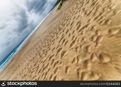 blur in south africa sky ocean tsitsikamma reserve nature and beach