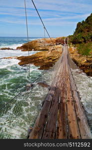 blur in south africa sky ocean tsitsikamma reserve nature and rocks