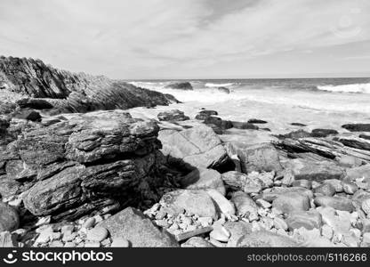 blur in south africa sky ocean tsitsikamma reserve nature and rocks