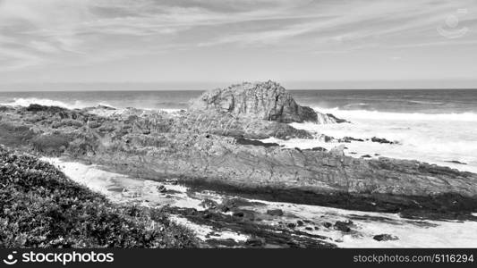 blur in south africa sky ocean tsitsikamma reserve nature and rocks