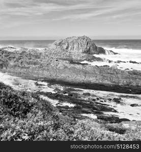 blur in south africa sky ocean tsitsikamma reserve nature and rocks