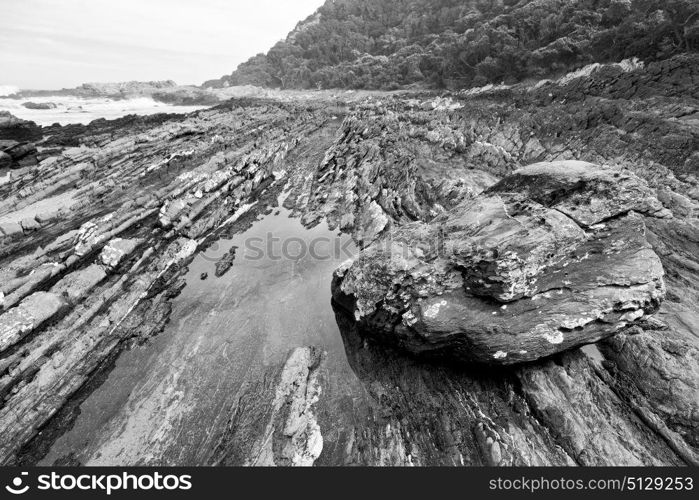 blur in south africa sky ocean tsitsikamma reserve nature and rocks