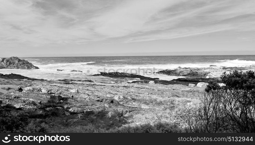 blur in south africa sky ocean tsitsikamma reserve nature and rocks