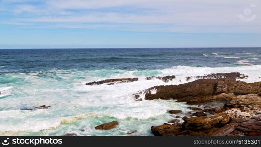 blur in south africa sky ocean tsitsikamma reserve nature and rocks