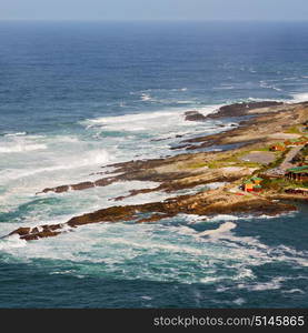 blur in south africa sky ocean tsitsikamma reserve nature and rocks