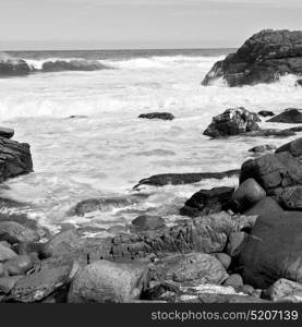 blur in south africa sky ocean tsitsikamma reserve nature and rocks