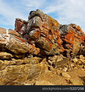 blur in south africa sky ocean tsitsikamma reserve nature and rocks