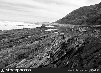 blur in south africa sky ocean tsitsikamma reserve nature and rocks