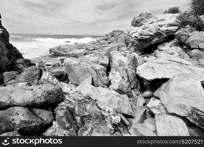 blur in south africa sky ocean tsitsikamma reserve nature and rocks