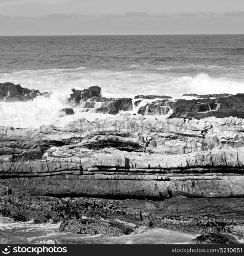 blur in south africa sky ocean tsitsikamma reserve nature and rocks