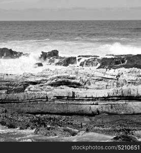 blur in south africa sky ocean tsitsikamma reserve nature and rocks