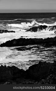 blur in south africa sky ocean tsitsikamma reserve nature and rocks