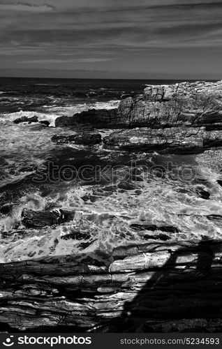 blur in south africa sky ocean tsitsikamma reserve nature and rocks