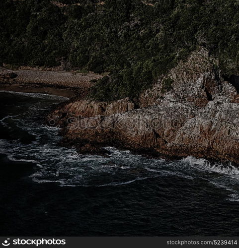 blur in south africa sky ocean tsitsikamma reserve nature and rocks