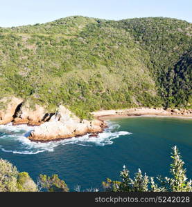 blur in south africa sky ocean tsitsikamma reserve nature and rocks