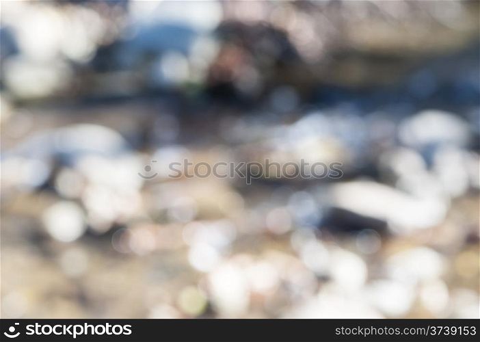 blur of a river with a very nice bokeh