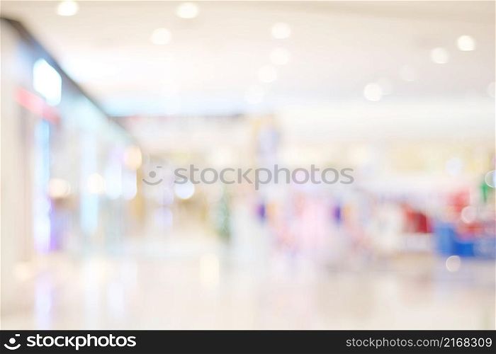 Blur retail store shop background, Blurred grocery product shelf backdrop copy space for business display advertise banner, Blurry cafe counter with abstract bokeh light wallpaper