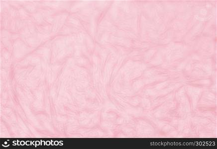Blured pastel pink crumpled tissue paper background. Space for copy.. Pastel Pink Crumpled Paper Background