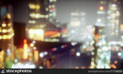 blurred abstract background lights cityscape view