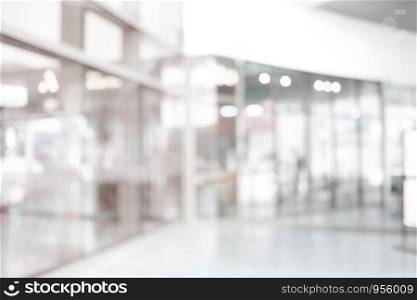 Blurred background : blur office with bokeh light background, banner, business concept