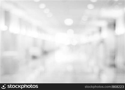 Blurred background, Blur store with bokeh light background, black and white