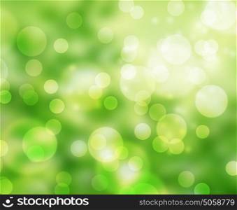 blurred background, natural green colors