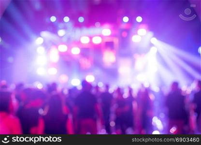 Blurred background of Entertainment Concert