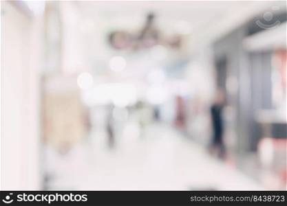 Blurred background - Store of shopping mall blur background with bokeh.