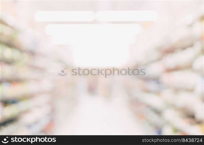 Blurred background - Store of shopping mall blur background with bokeh.