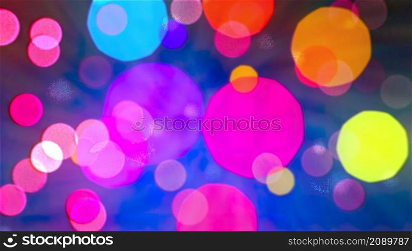 Blurred circles with 3d render with festive soft glow. Creative bubbles rushing in rush of energy. Christmas defocused motes of merry winter design with magical sparkle. Blurred circles with 3d render with festive soft glow. Creative bubbles rushing in rush of energy. Christmas defocused motes of merry winter design with magical sparkle.. Round big bokeh particles