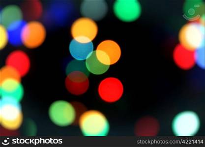 blurred color lights background