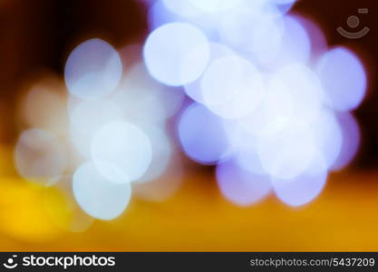 Blurred color lights background