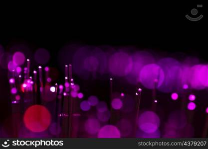 blurred glowing spots purple shades