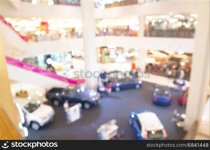 Blurred image background. in Department store