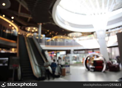 blurred image of shopping mall background