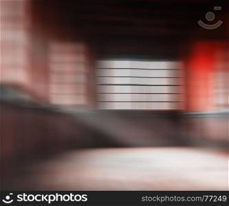 Blurred Japan cafe light glow abstraction background