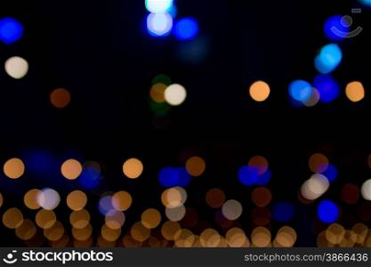 blurred lights as abstract background