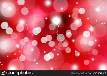Blurred lights background with stars - ideal for use for Valentines Day