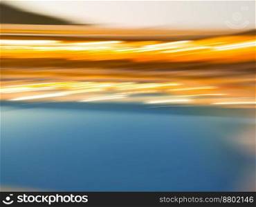 Blurred motion abstract blur city bokeh lights. City modern beautiful bright background.. Abstract blurry view of urban street lights background for any design to put over