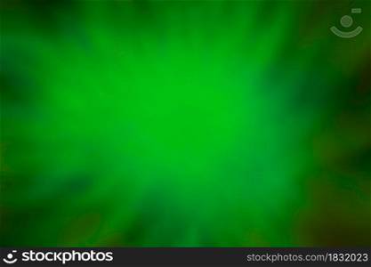 Blurred or defocused image of abstract green background