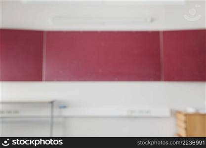 blurred red blackboard