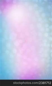 Blurred snow lights. Bokeh light festive backdrop. Abstract blurred pastel background. Pastel color bokeh background with sun light